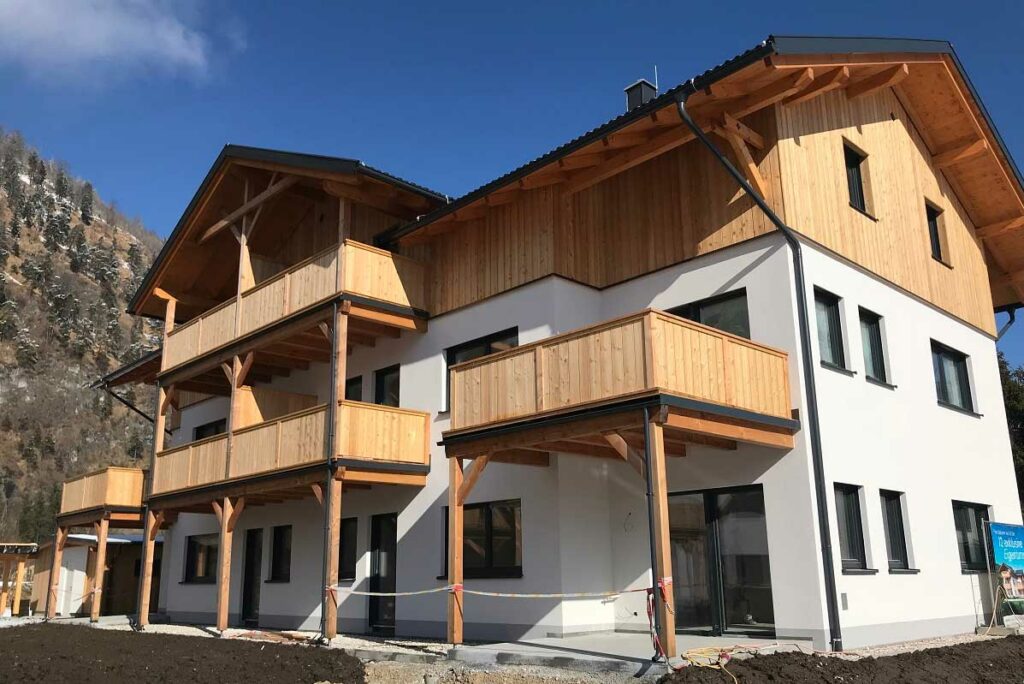 Eigentumswohnung in Ebensee Traunwiese Außenansicht | Daxner-Immobilien, Ebensee & Bad-Ischl (Salzkammergut)